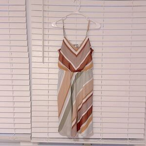 Women’s Size 2 Lauren Conrad Multi-Color Striped Spaghetti Strap Dress